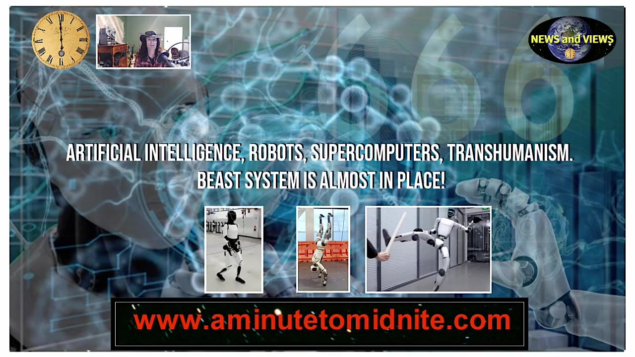 Artificial Intelligence, Robots, Supercomputers, Transhumanism. Beast System is Almost in Place!