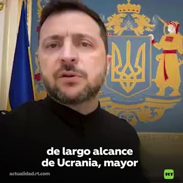 Zelenski: "Expresé mi disposición de poner fin a la guerra"