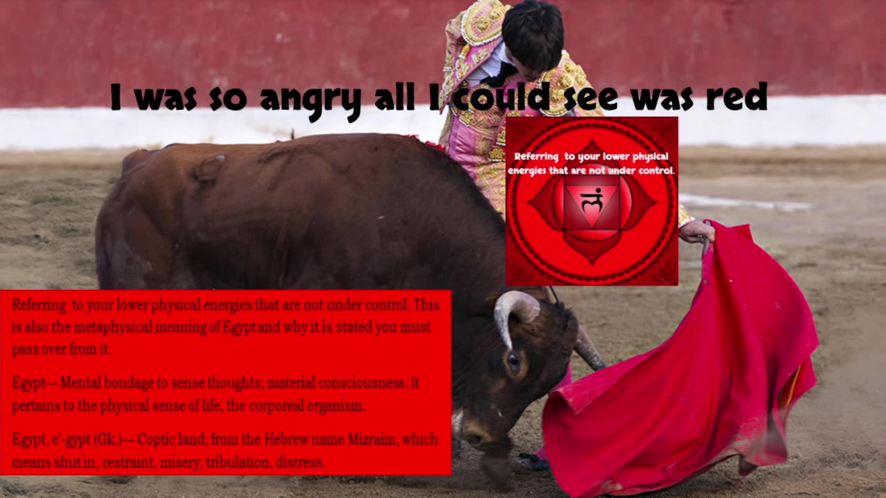 The plagues of Egypt are your negative emotions