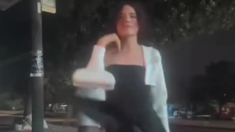 Big city with young tgirl