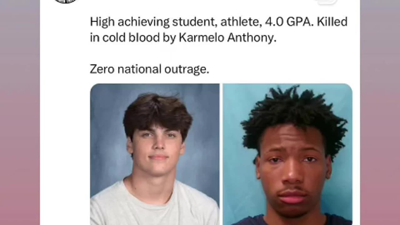 Austin metacalf was stab in the chest through heart by karmelo Anthony a student 03/4/25