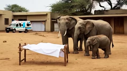 Elephant attends benefactor's funeral, minutes later the unbelievable happens