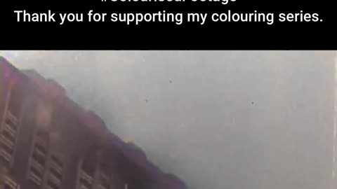 Airborne Tragedy Over the City #ColourisedHistory