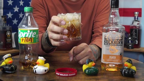 Larry Holbert Sr - Buckhorn Peach Whiskey & Sprite + Tea