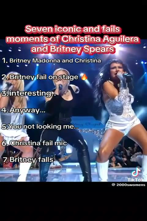 7 iconic and fails moments of Christina Aguilera and Britney Spears