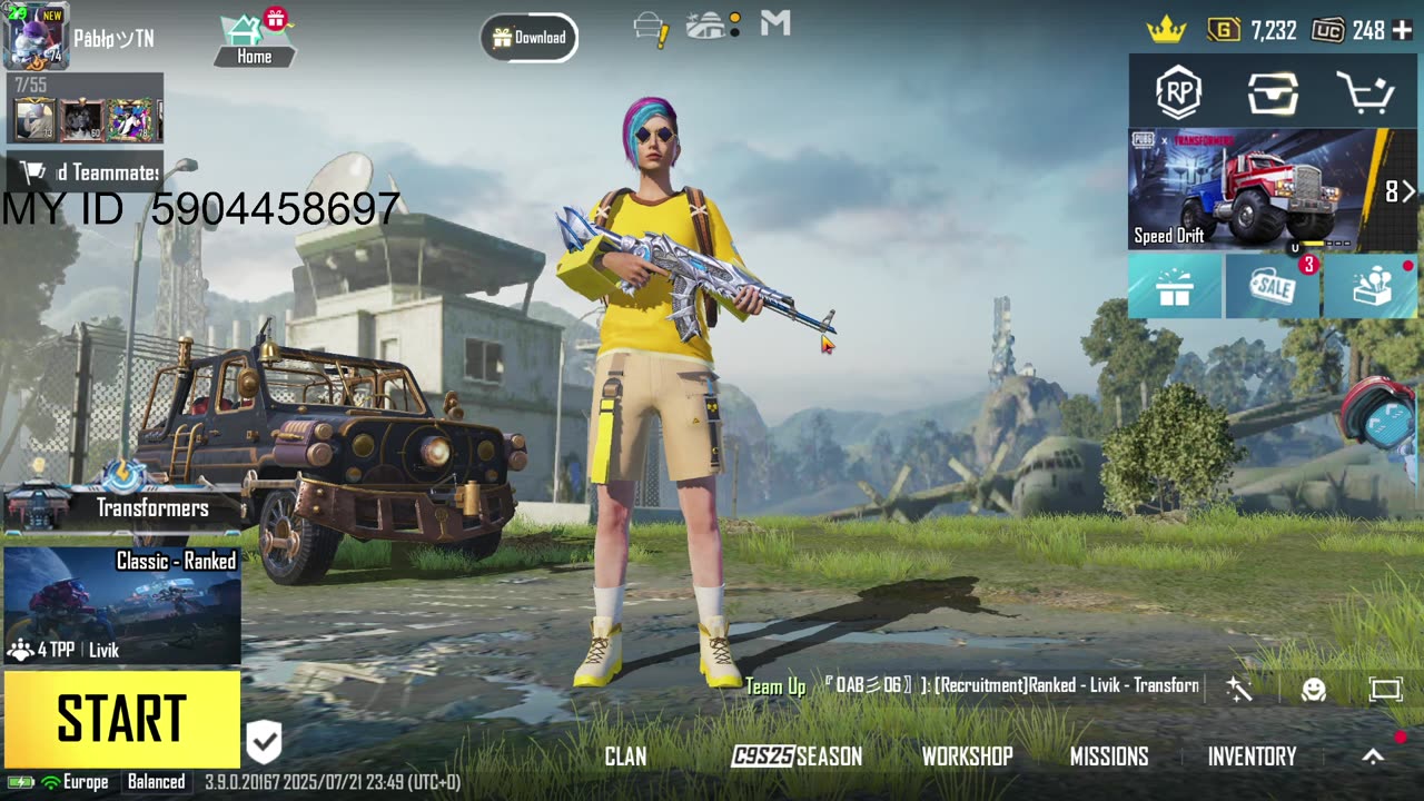PUBG Mobile Global 🌍 | Squad Push + Viewers Match 💥