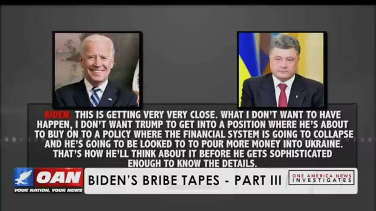 Biden Bribe Tapes III