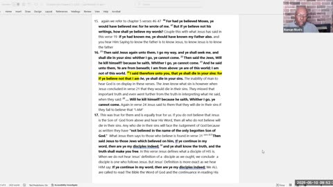 John Chapter 8: 12-24