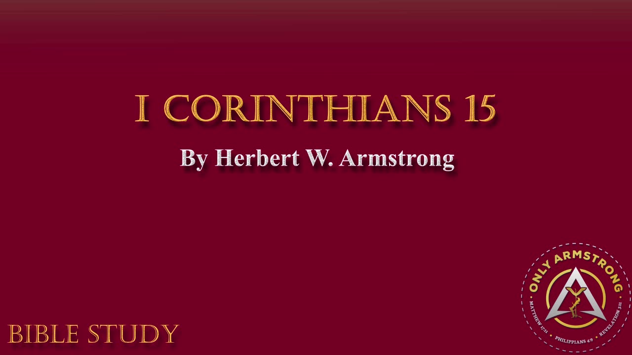 I Corinthians 15