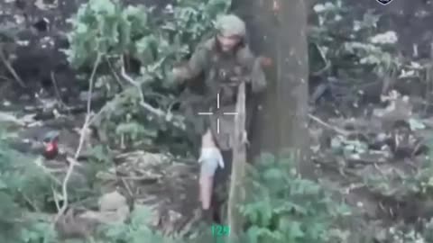 🎥🔥 Ukraine War | Russian Soldier Captured by FPV Drone in Donetsk | RCF