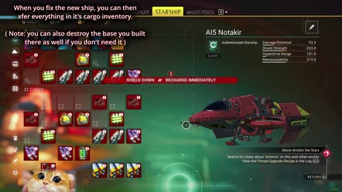 NMS│How to Claim a New Ship & Fix It - Guide 2025