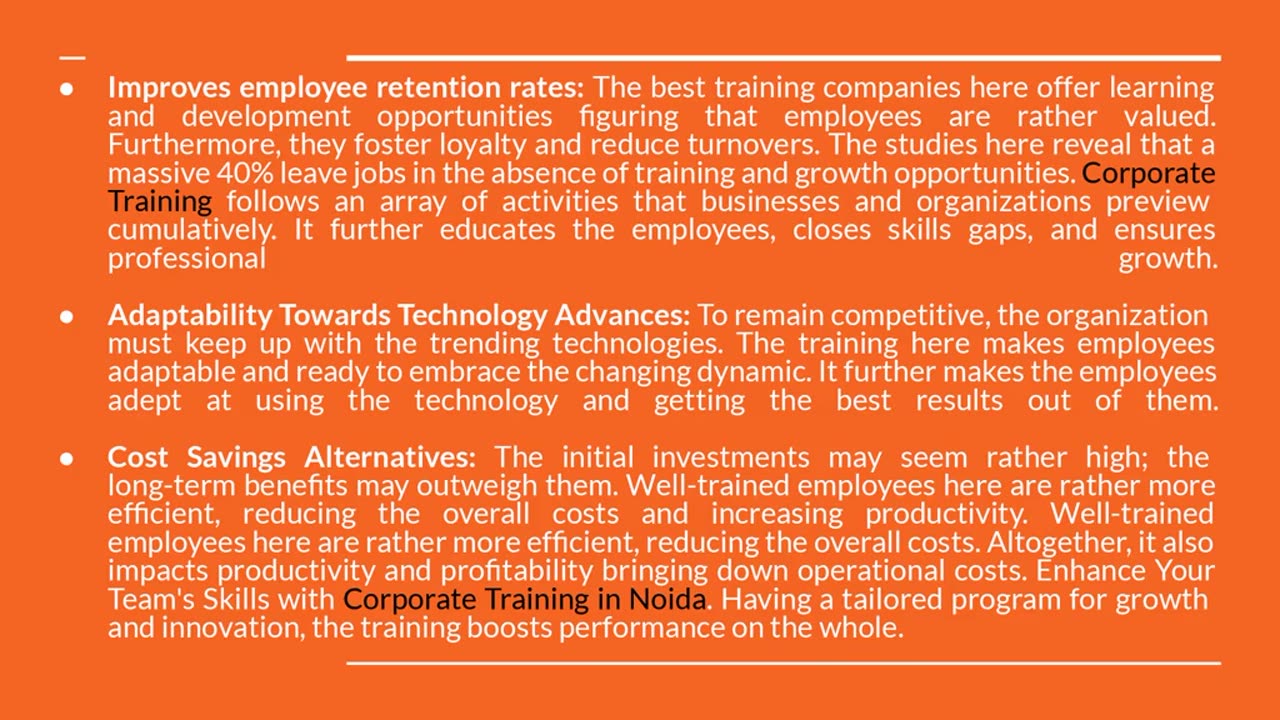 The Connection Between Corporate Training and Organizational Success