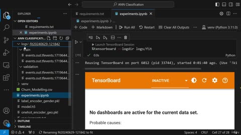 49.3 Step By Step Training With ANN With Optimizer and Loss Functions Krish Naik ML