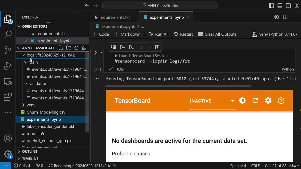49.3 Step By Step Training With ANN With Optimizer and Loss Functions Krish Naik ML