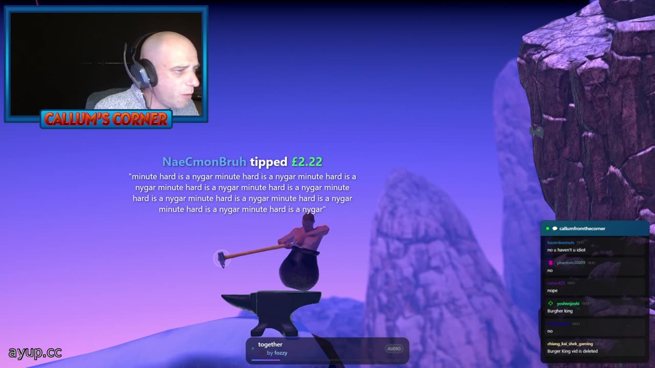 ayupcc - Callum's Corner - 04/12/25 - Competing Getting Over It Day 5