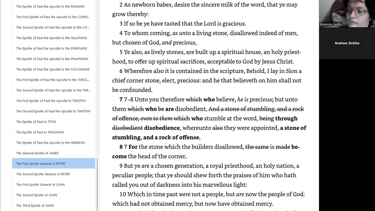 Scripture Study 2026-02-02 1 Peter 2