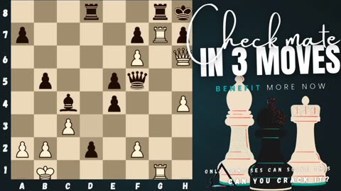 Can you checkmate in 3 moves? (White to play)♟️