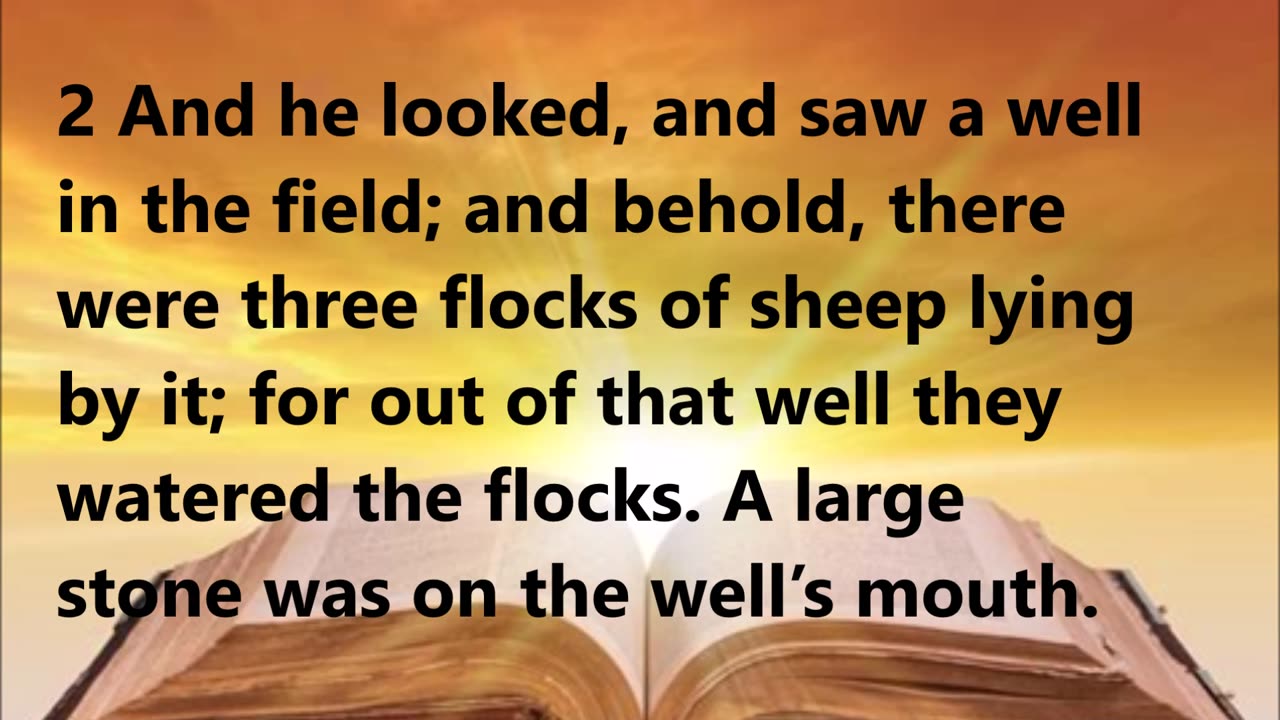 Jacob comes to a covered well.