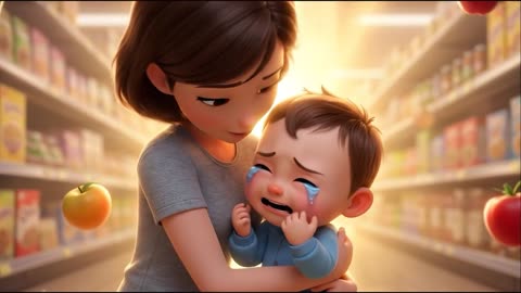 Super Baby vs The Supermarket 😆 | Funny Kids Cartoon Story | Part 2