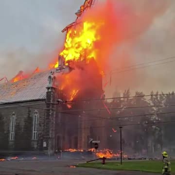 Historic Saint-Ours Church in Quebec Burnt Down