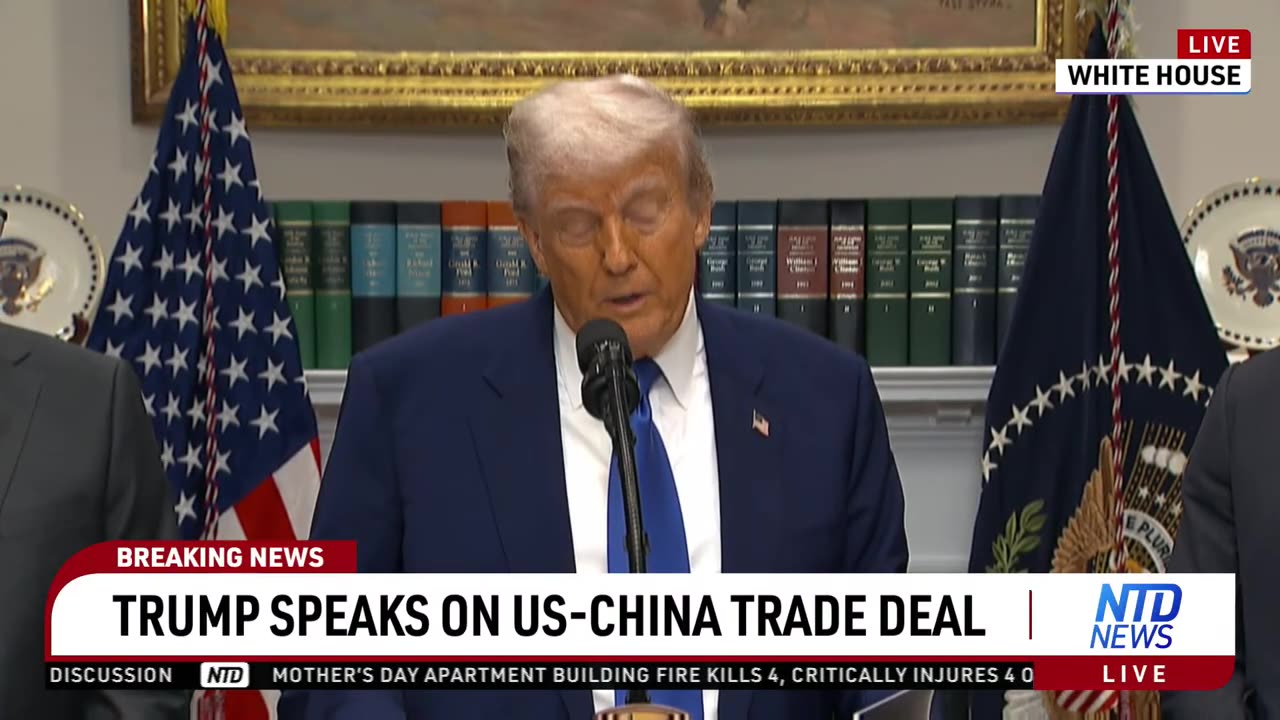 Bessent Says U.S. and China to Pause Most Tariffs for 90 Days; Trump to Slash Drug Prices with EO