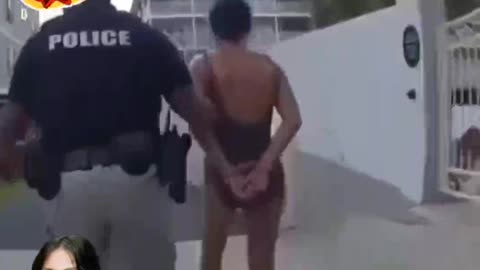 Woman gets arrested for m@sturb@ting in public Beach then cries when caught lol 😂🤣
