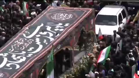 🇮🇷 Aerial footage from the massive crowd of people in Tehran