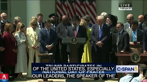 President Trump Participates in National Day of Prayer