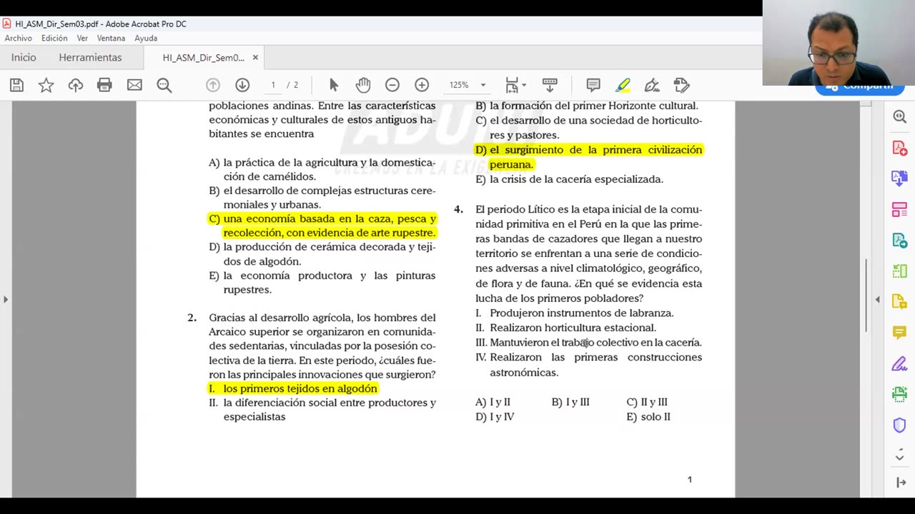 ANUAL ADUNI 2025 | Semana 03 | Geometría | Historia | Álgebra