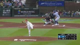 US Sports Baseball Feat. Dodgers vs. D-backs Game Highlights