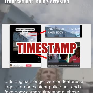 Fact Check: Video Does NOT Authentically Show 'Head Of HOA Enforcement' Being Arrested