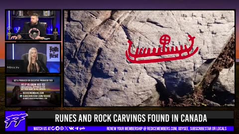 Runes & Boat Rock Carving Discovered In Canada, Hidden 7 Years Until "Explanation" Could Be Found