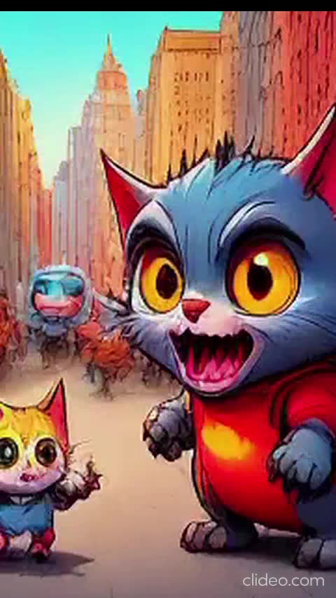 cats funny animate3