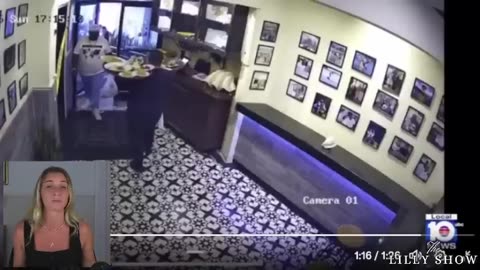 Caught On Camera Black Man RANDOMLY Attacks White Server — And Just Walks Away