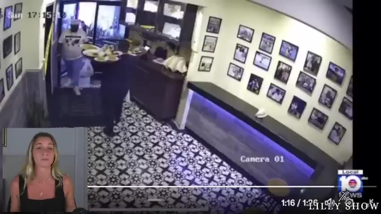 Caught On Camera Black Man RANDOMLY Attacks White Server — And Just Walks Away