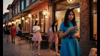 Thai nightlife with pretty girls and freelancers. #127