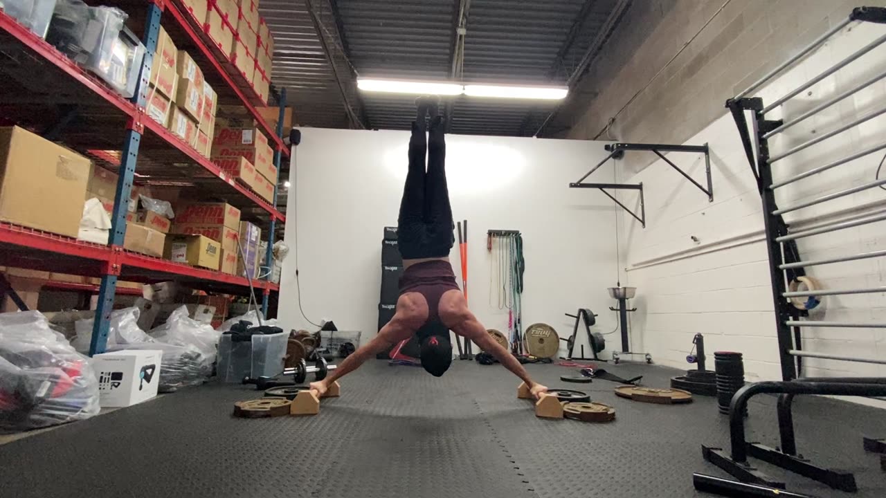 Super Wide Handstand - Balancing Business & Gains