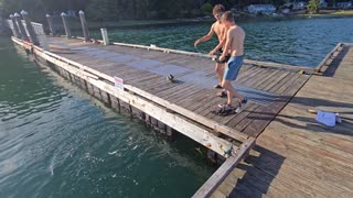 Catching a Mud Shark