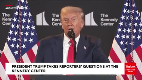 BREAKING NEWS_ Trump Takes Question After Question From Reporters Amidst Federal Takeover Of D.C