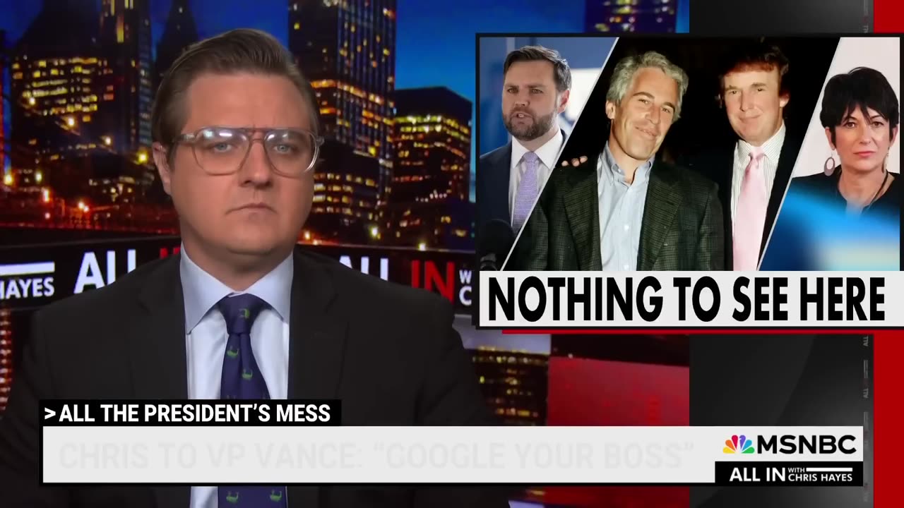 Chris Hayes grills JD Vance over Epstein spin: 'Google your boss!'