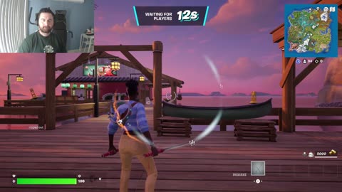 Playing fortnite
