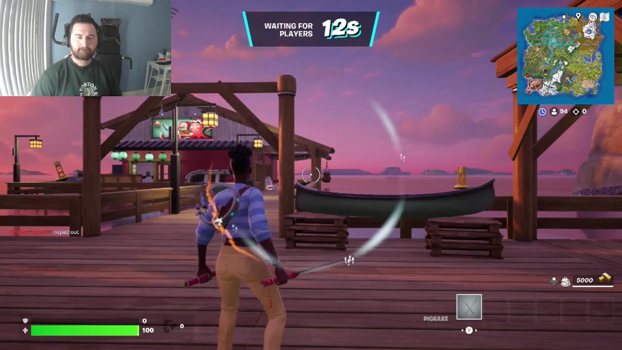 Playing fortnite