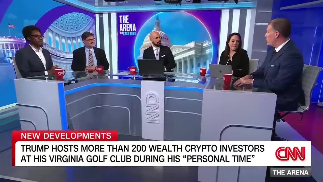 Trumps dinner for more than 200 wealth crypto investors was his personal time