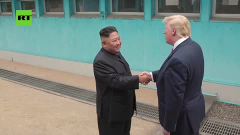 FLASHBACK: Trump meets Kim Jong Un at Korean Demilitarized Zone in 2019