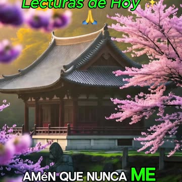 🙏✨ Oración Inspirada en las Lecturas de Hoy ✨🙏