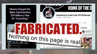 Fact Check: Obama Did NOT Charge Biden Administration $18 Million A Year For Consulting -- Satire