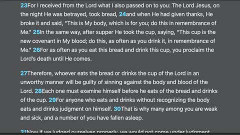 1 Corinthians 11