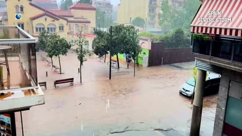Une tempête extrême en Espagne provoque de graves dégâts en Catalogne