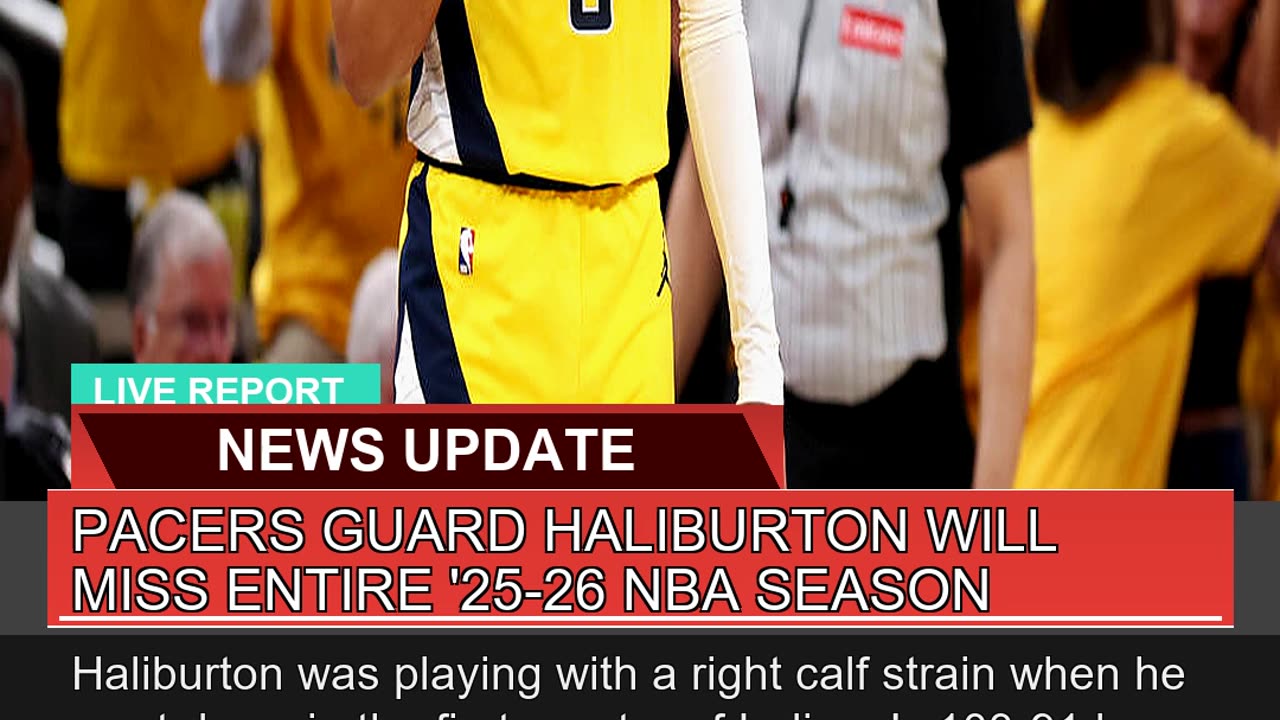 Pacers Guard Haliburton Will Miss Entire Nb