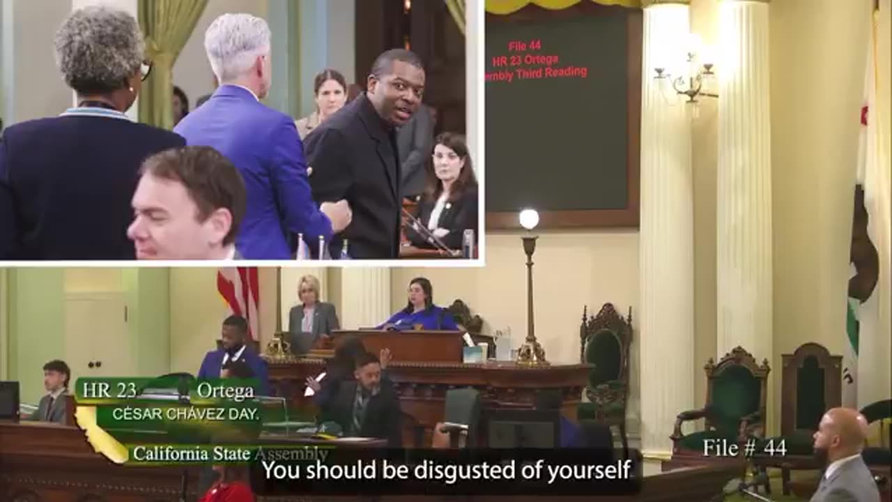 GOP Assemblymember Carl DeMaio said Democrat "physically lunged at me."